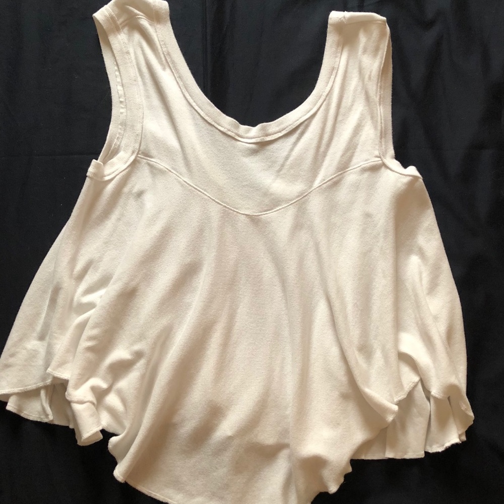 Swoop neck tank top